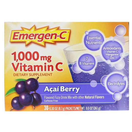 Emergen-C 1000 Mg Vitamin C Drink Mix, ALC